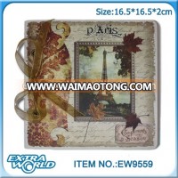 Paris artpaper cover agenda diary for souvenir gift