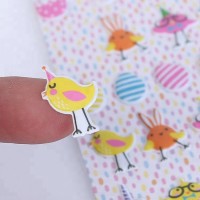 3D sponge foam custom puffy stickers