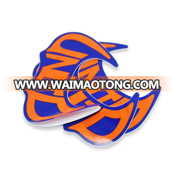 Factory supply hot sale bumper sticker,PVC waterproof adhesive sticker